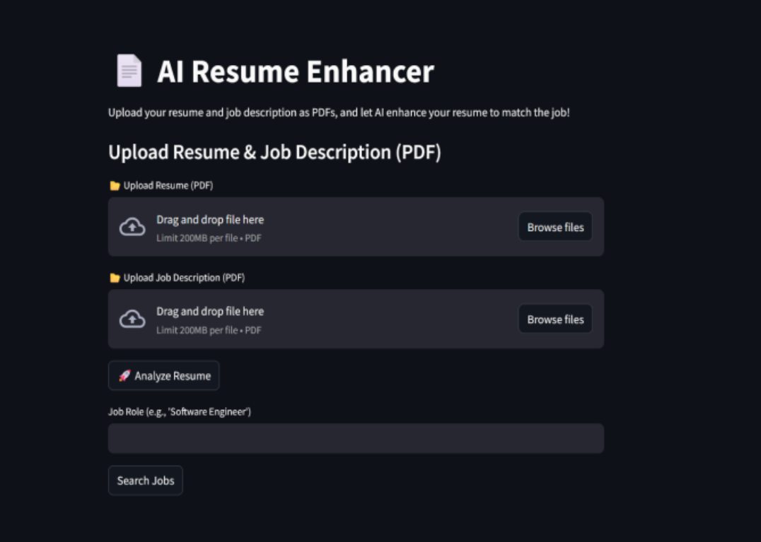 Resume Enhancer project preview